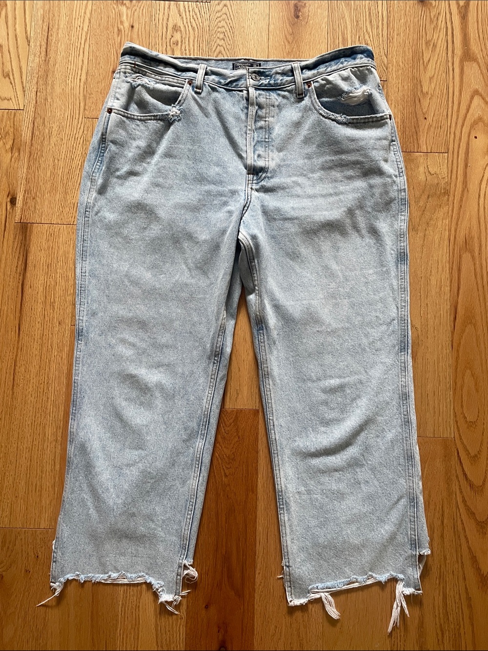 ABERCROMBIE & FITCH || High Rise Vintage Straight Jean Size 33